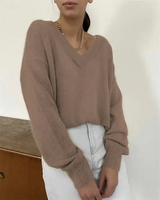 Women’s Loose Sweater – Perfect Transitional Layering